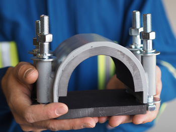 DamperX damper clamp reduces vibration by 40 to 90%
